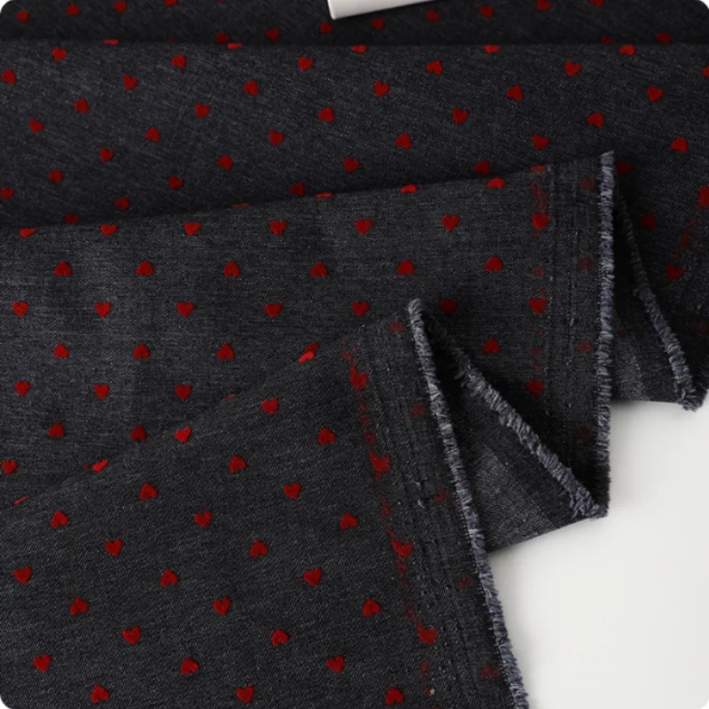 Ins Style DIY Polyester Cotton Cloth Black Handmade DIY Fabric