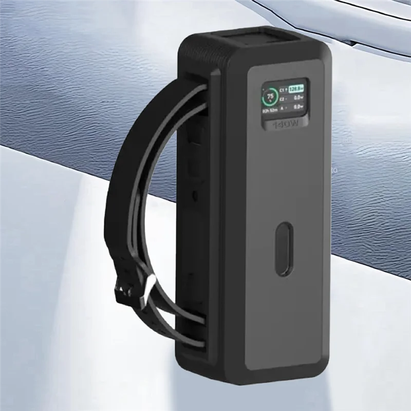 

SIKAI Silicone Case For Anker 737 140W Power Bank TF/SIM Card PIN Storage Bag Protective Cover Travel Carrying Case Black