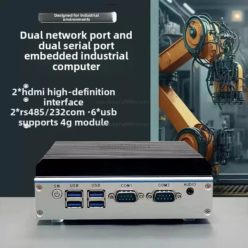Industrial PC N2830 Quad Core Dual LAN Fanless Vision System 1pc