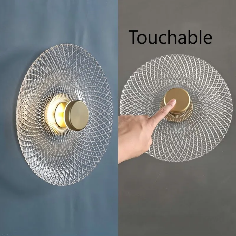 

Современные настенные светильники из прозрачного стекла, скандинавское светодиодное освещение, чаша, подвесные бра, прикроватная лампа для гостиной, спальни, светильники для внутреннего декора