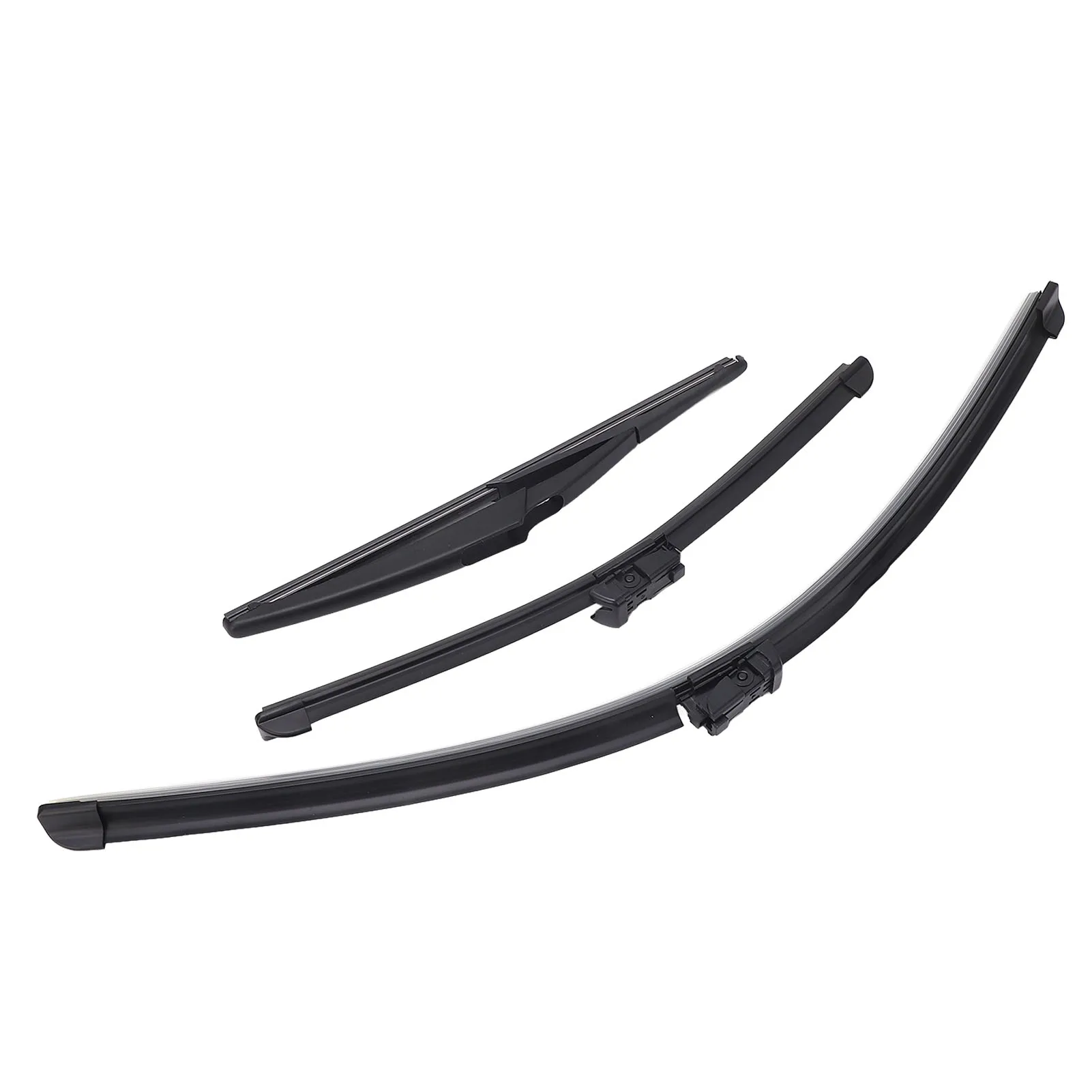 Front Rear Windscreen Wiper Blades Soft Rubber Windshield Rain Brushes Replacement for Fiat 500 500C 500L 2009 to 2023