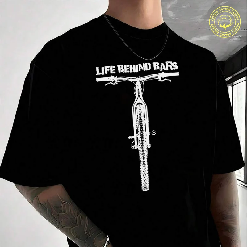 

Funny Cyclist Bike Bicycle MTB BMX Racer Road T-shirt Moto Male Brand Tee Men Summer T Shirts Casual High Quelity O-neck Tees