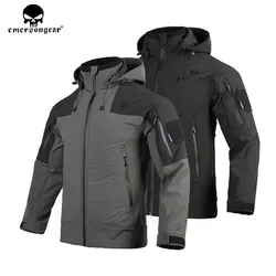 Emersongear Chaqueta impermeable azul G2 para caza y senderismo