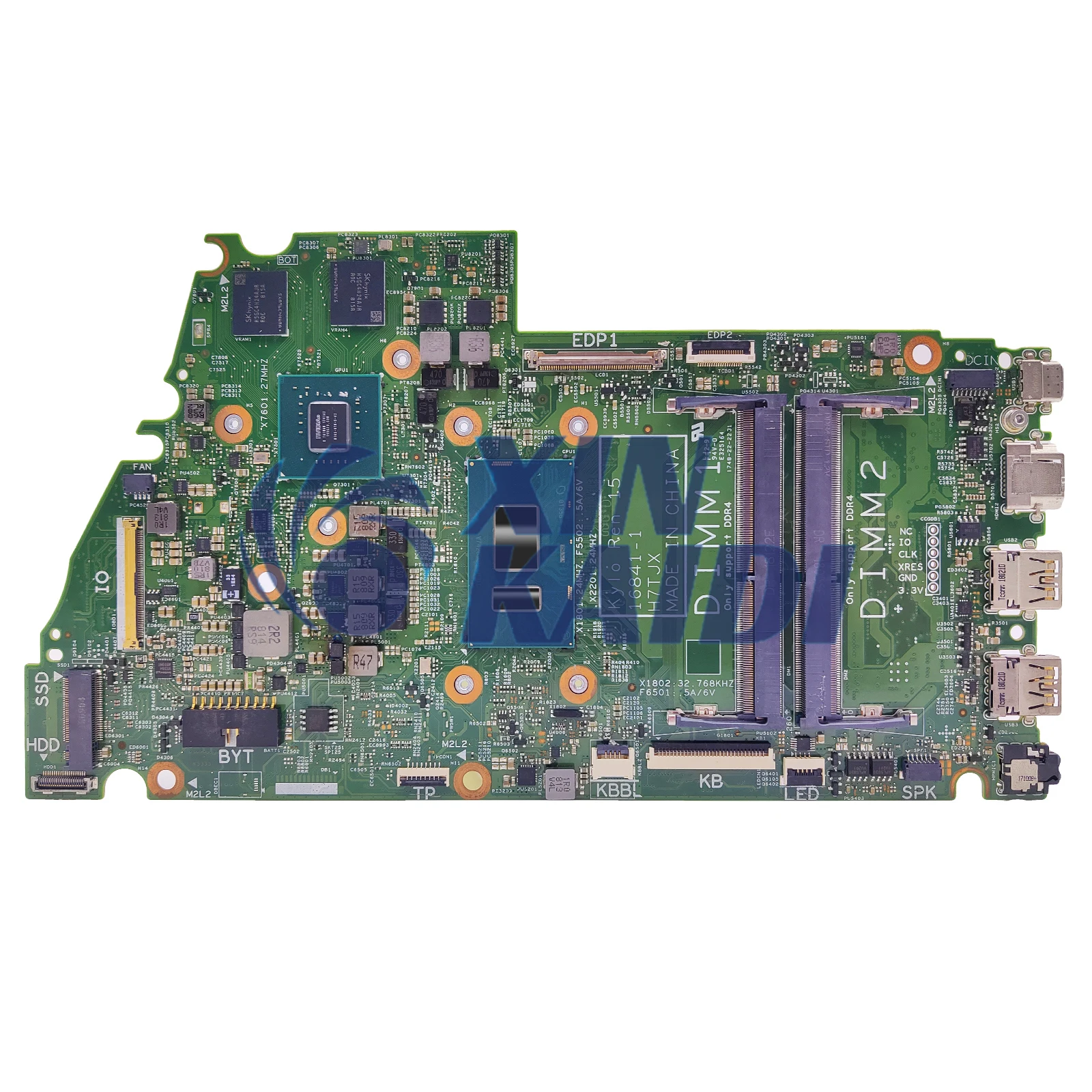 Laptop Motherboard For DELL 7570 7573 16841-1 i5-8250U i7-8550U 940MX 2G 0471TW 0WWYYN 0XW62N Notebook Mainboard Full Tested