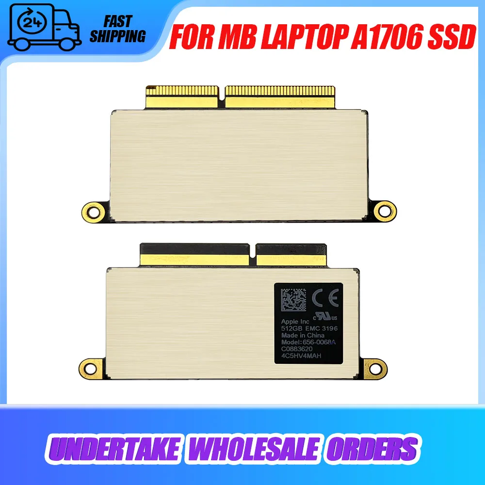 Original Laptop A1708 Portable SSD Solid State Disk 128GB 256GB 512GB 1TB for MacBook Pro 13.3