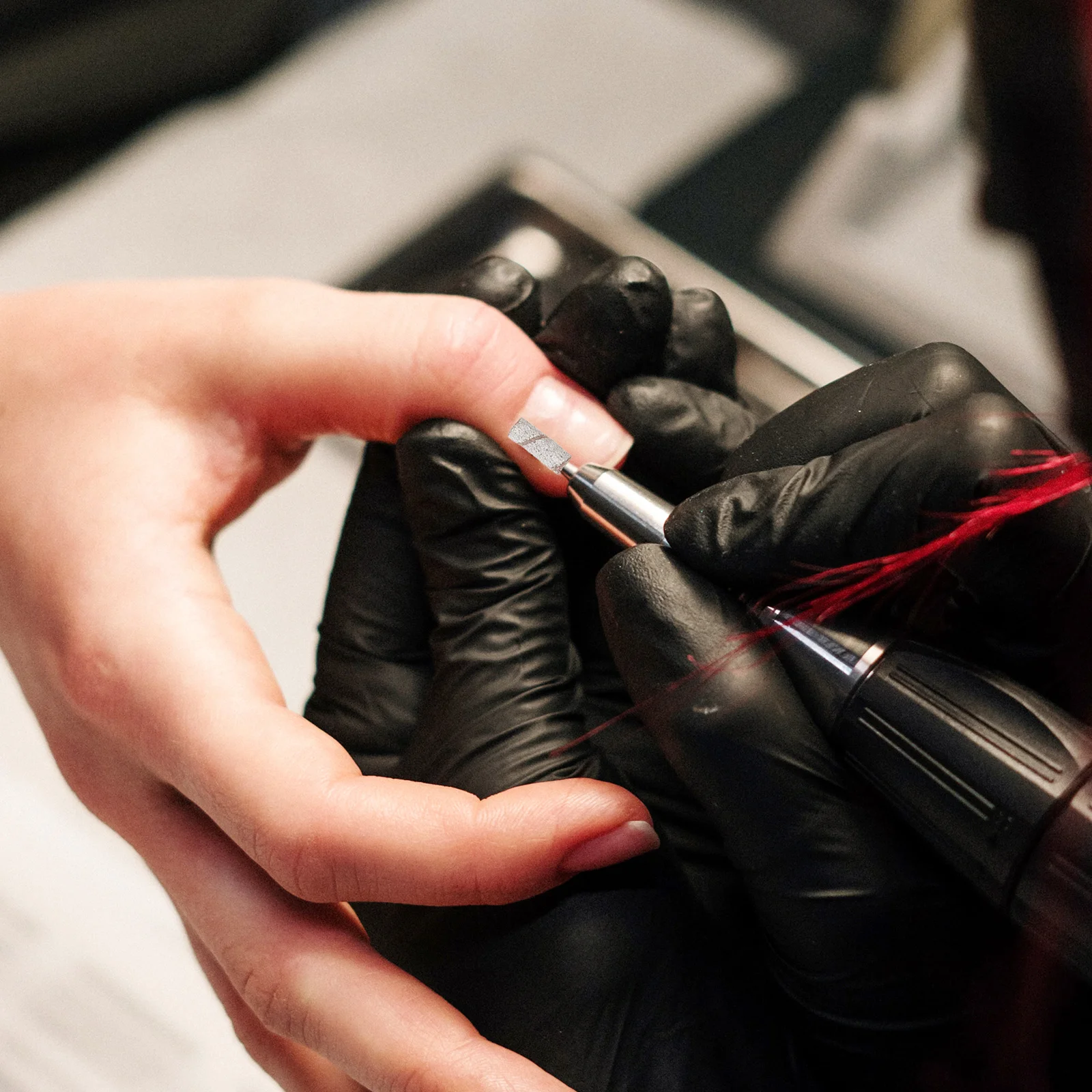 50 個ネイルドリル用ファイングリットメタルサンディングバンドマニキュア用品ネイルアートサンディングバンドジェルポリッシュリムーバー研削面