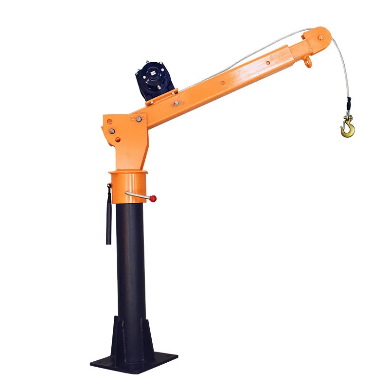 

Single Post Car Lift for Pickup or Truck 3000LBS Capacity with Mounted Crane 1 Post Design