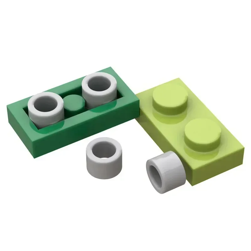 MOC Teile Kreative 50Pcs Spezielle Stud Inverter Baustein Spielzeug Für Betrug Stück Mit Kleinen Dot Zurück zu Zurück Zylinder ziegel