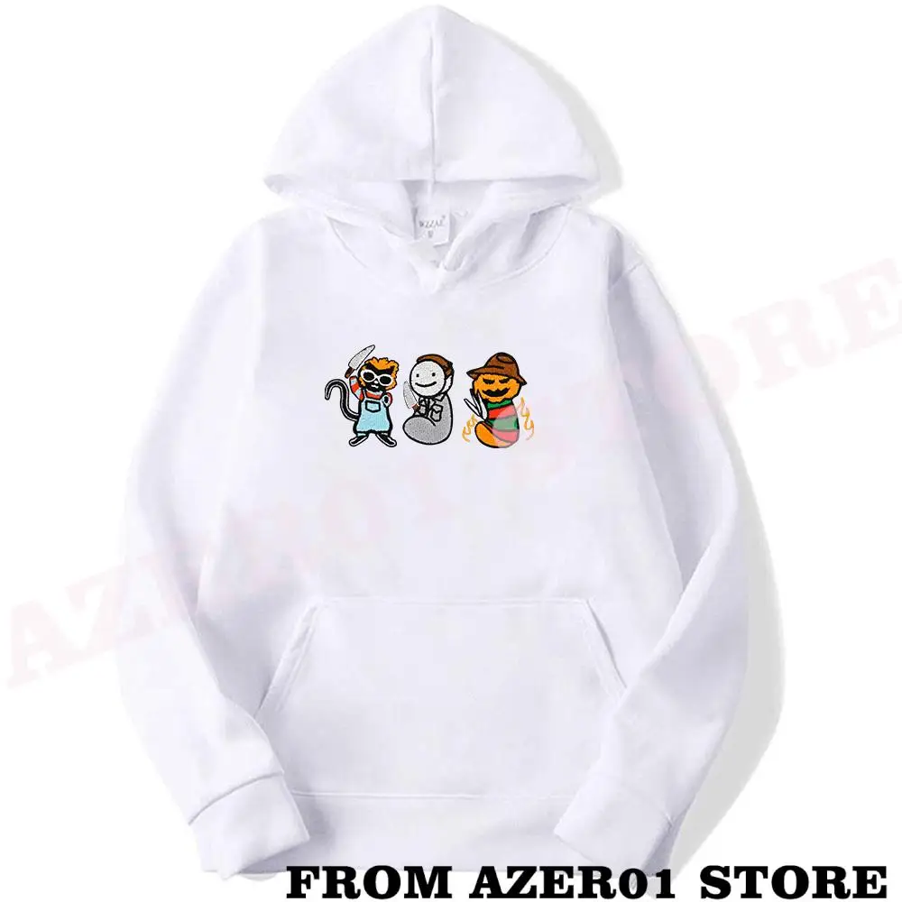 DREAM TEAM HALLOWEEN Merch Hoodies Winter Men/Women Hooded Dreamwastaken GeorgeNotFound Sapnap SNP GNF Sweatshirt Long Sleeve