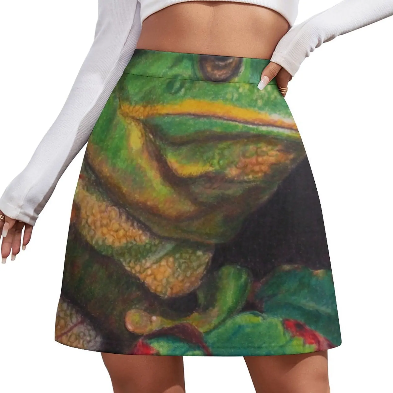 

Frog Mini Skirt micro mini skirt extreme womans clothing korean skirt Women's dress