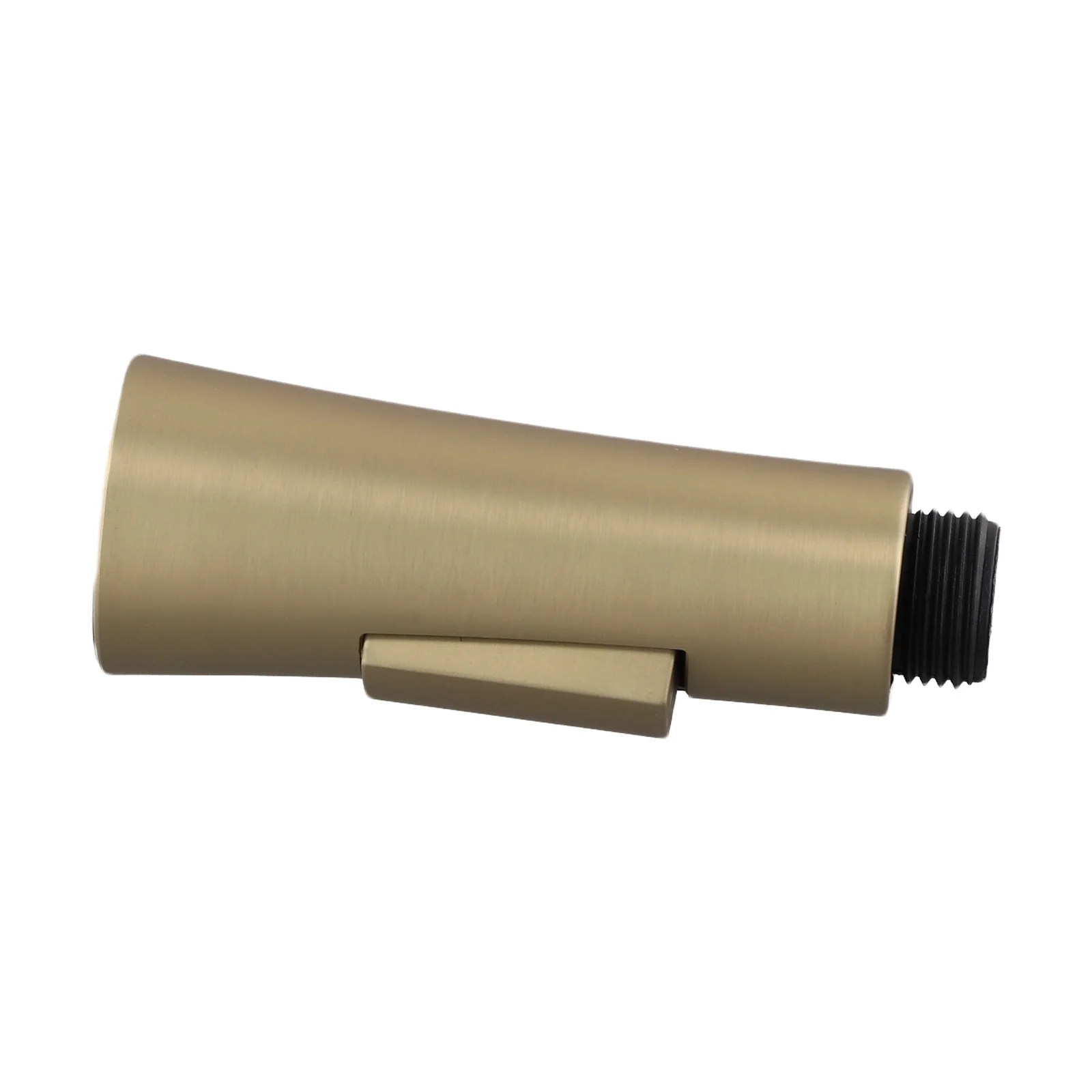2-Function Sink Faucet As Shown In The Figure Brushed Gold Faucet 1.8 GPM Flow Rate ABS Construction Modern Column Shape