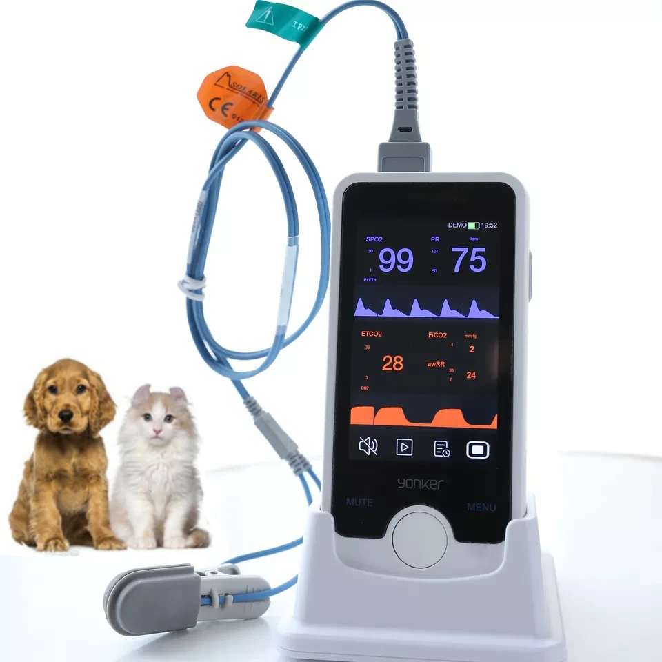 Veterinary Instrument Veterinary Touch Screen Handheld Blood Pressure Monitor Vital Signs Monitor