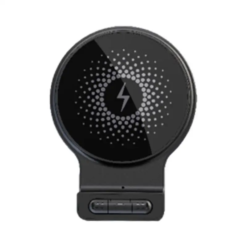 Wireless Car Charger 15W Strong Magnet Car Phone Charger Fast Charging 360 Degree Rotatable Car Interior Supplies Fast Charging