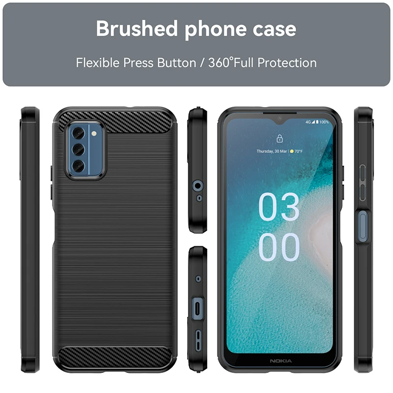 New Phone Case For Nokia 1 2 3 4 5 6 7 8 For Nokia 1.4 2.3 5.4 6.1 7.2 8.1 8.3 8V Silicone Fall and Collision Protection Cover