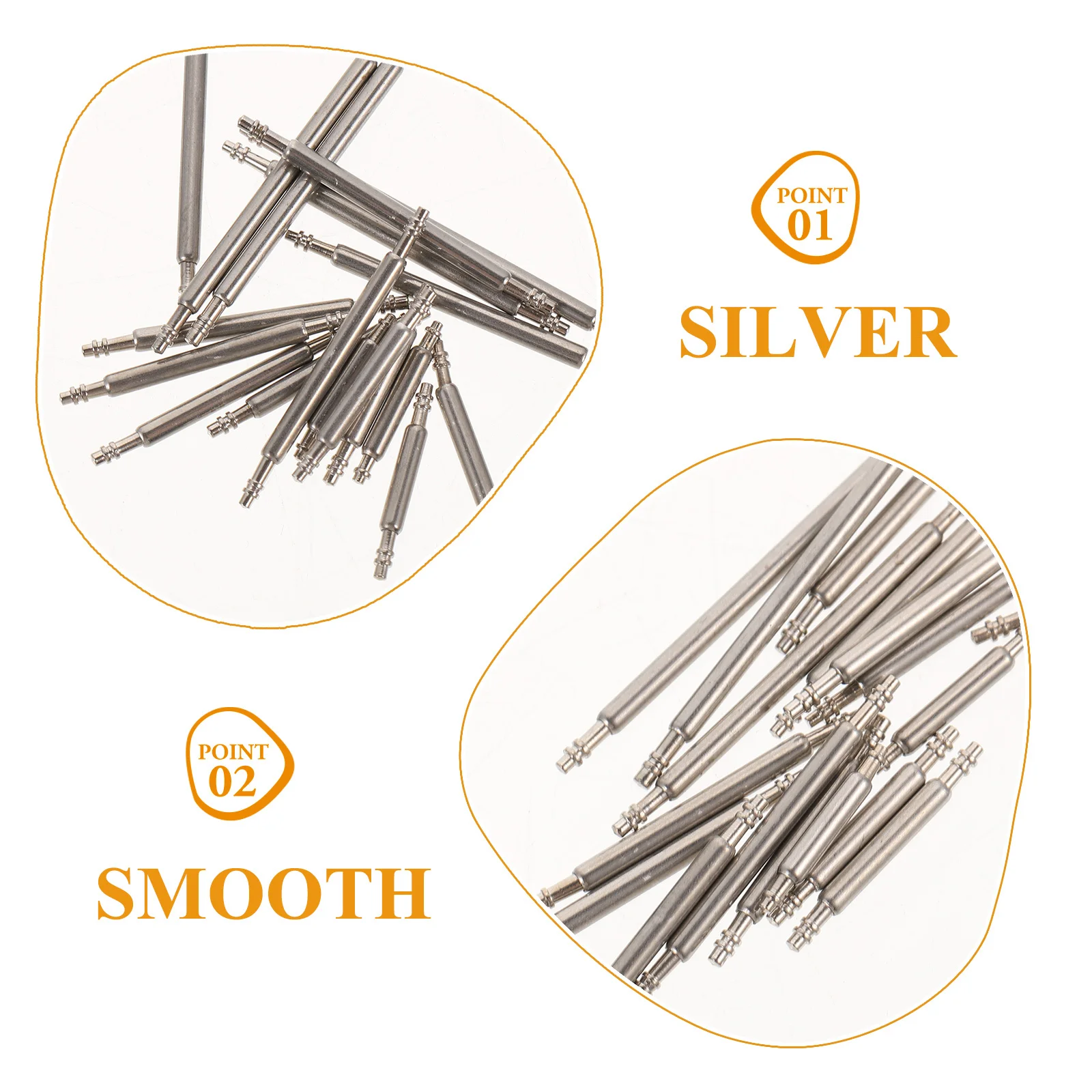 

180pcs Strap Spring Pin Replacement Tool For Watch Band Fixing Repair Kit Watchband Link Rod Watch Parts Tools