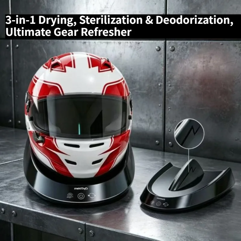 

Smart Helmet Dryer for Motorcycle Bike Ski Hockey Baseball Cycling Helmets Features Temperature Control Sterilization Functions1