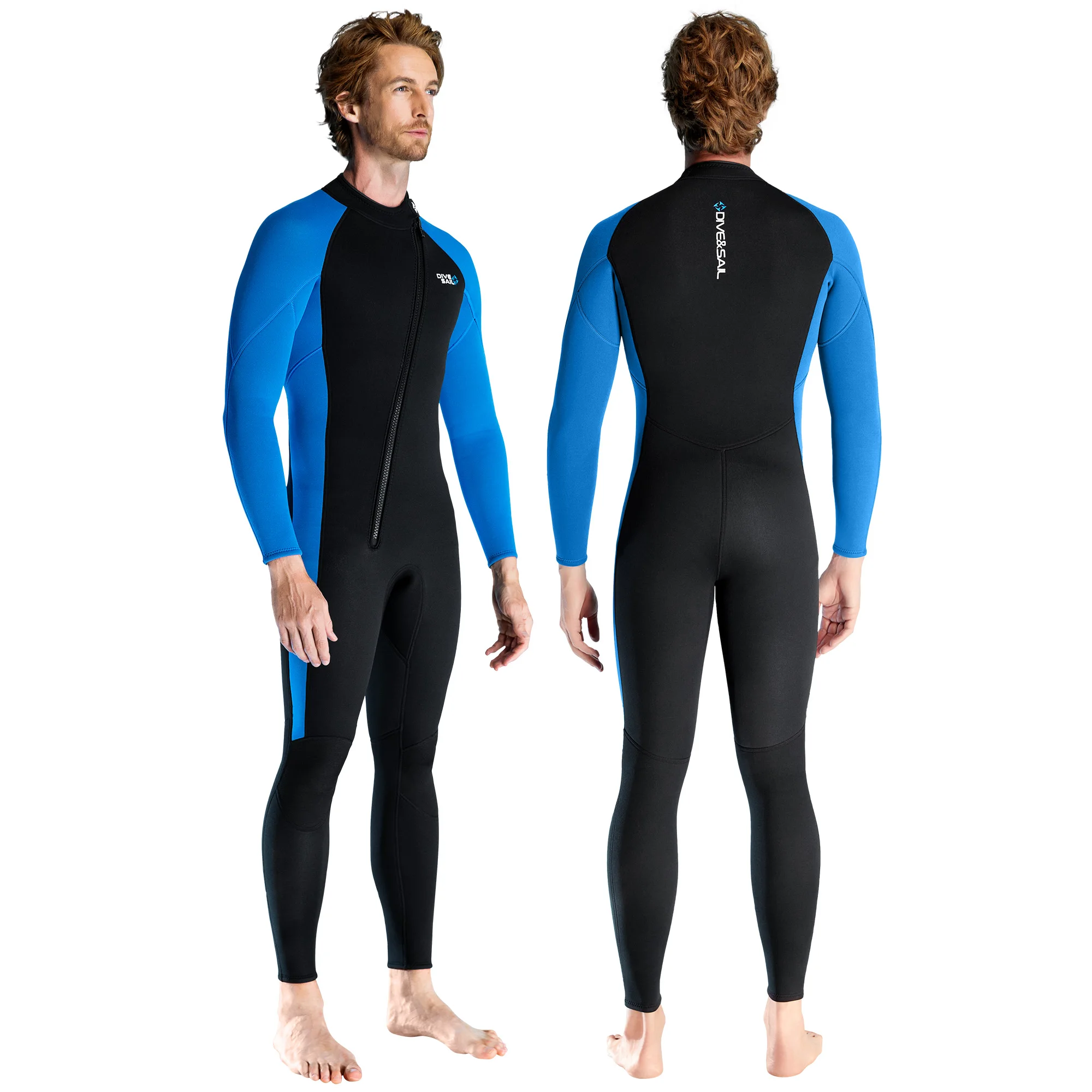 2024 Top Quality Neoprene Swimsuit Men 3mm Spearfishing Wetsuit Women Fashion Patchwork Surf Dive Swim Suit For Couple D330210