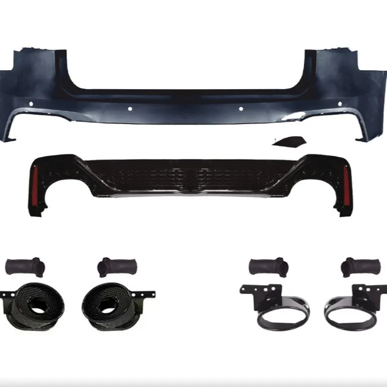

Suitable for 19 Audi A6L Lroad upgraded barrel rear lip and tail throat