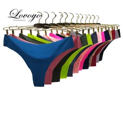 2024 New Purity Underwear Women Panties M-XL Ladies G Strings Plus Size Underpants Solid Color Thongs Female Lingerie Tangas