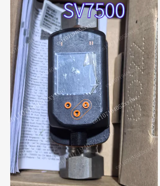 Flow meter, model SV7500, flow range 5-100L/min, IO-Link interface, pressure level 12bar, tested OK