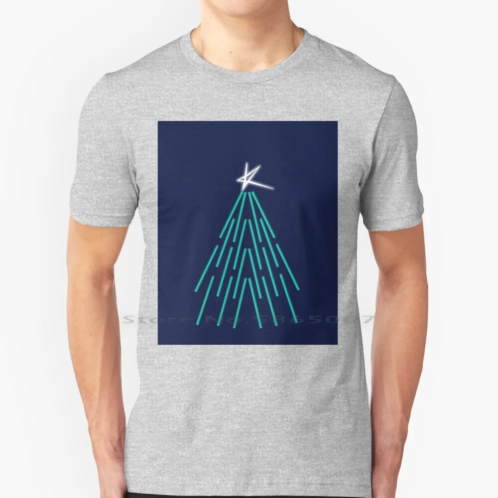 Kylie Christmas : Albert Hall Tree T Shirt 100% Cotton Kylie Minogue Kylie Christmas Holidays Festive Christmas Tree Neon Pwl