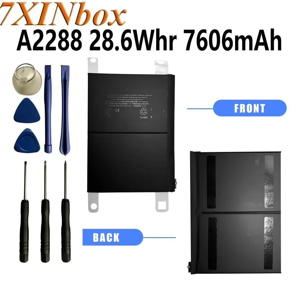 

7XINbox A2288 3.8V 28.6Whr 7606mAh Tablet Battery For Apple ipad Air 4 10.9'' 2020 Year A2316 A2324 A2325 A2072