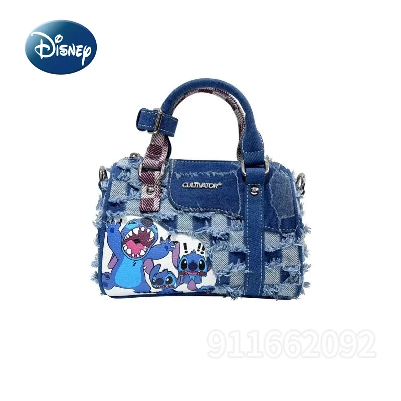

Disney Stitch New Mini Handbag Cartoon Women's Shoulder Bag Personality Fashion Mini Women's Shoulder Messenger Bag High Quality