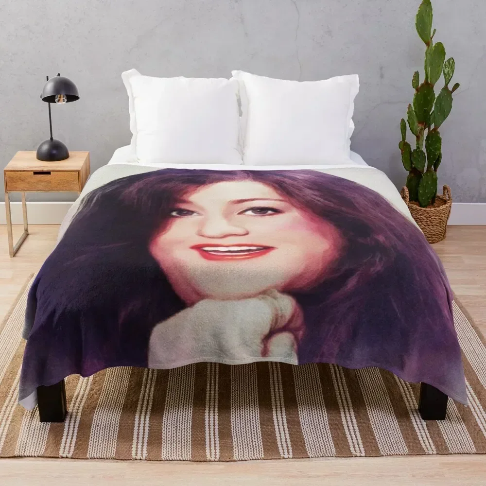 

Cass Elliot, Music Legend Throw Blanket Cozy Home Blanket Gift for Christmas Holiday