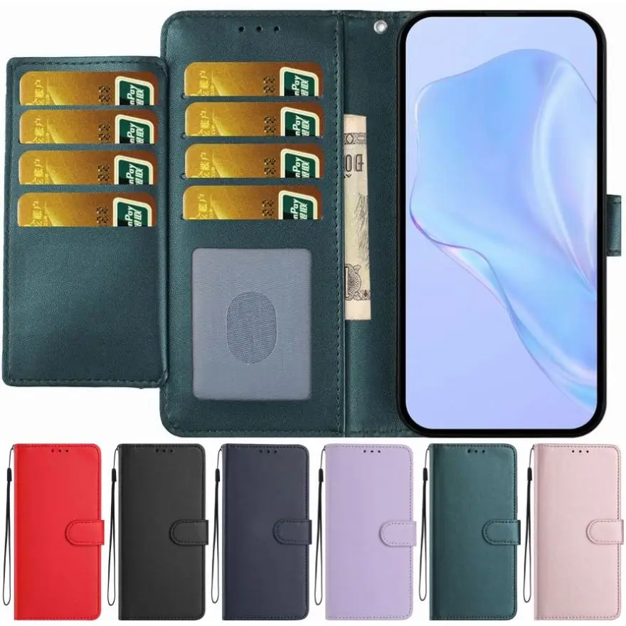 Pop Phone Bags Case For Ulefone Note 14 Cover For TCL 403 40SE Coque For Blackview A53 Pro Wallet Card Cash Slots Protect Cases