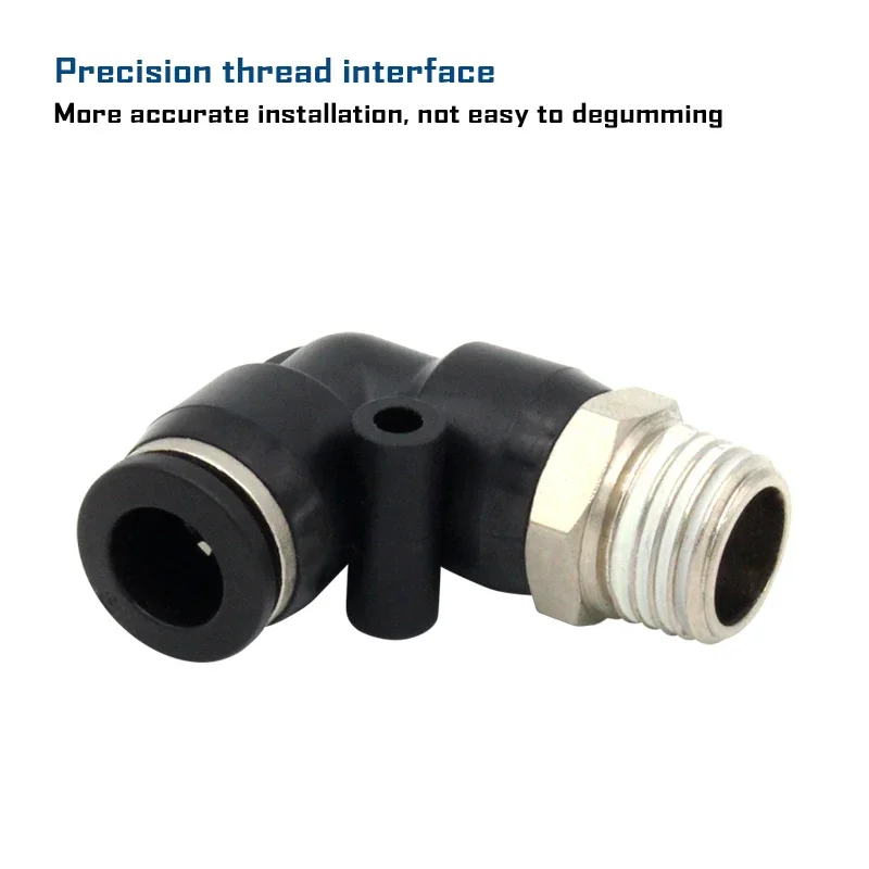 10pcs/lot PL Series Male Elbow PL4-01 PL6-M5 PL6-01 PL8-02 PL10-02 Air Hose Connector Air Fittings pneumatic