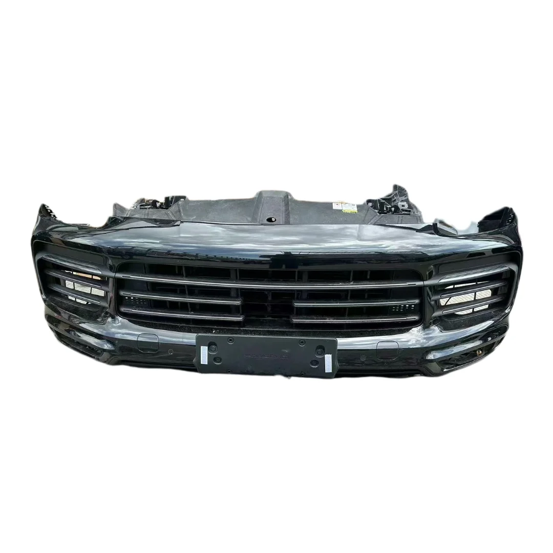 

For 2020- Porsche Cayenne Original Used Front Bumper Grille Headlight Radiator Intake Hood Combination