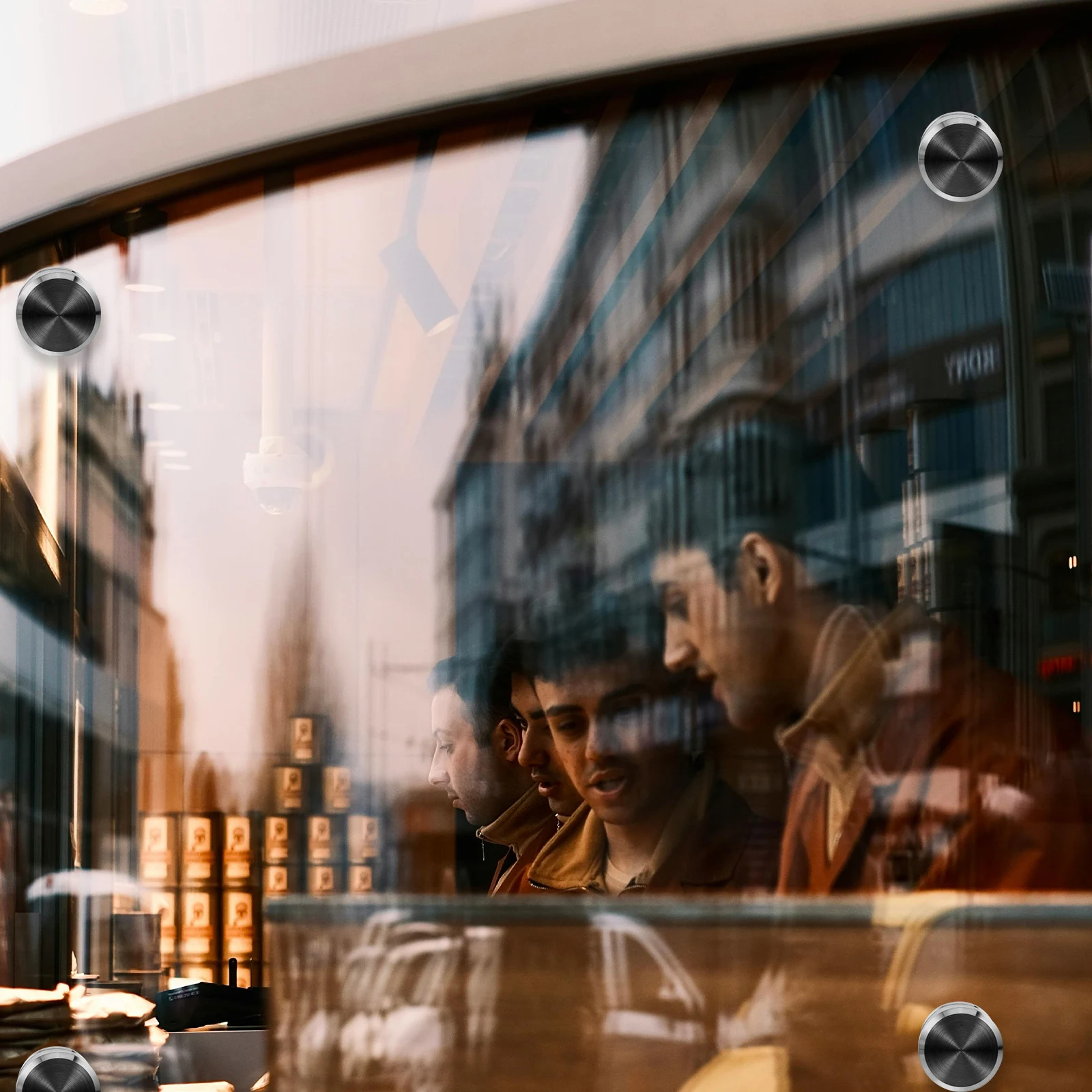 4 szt. Szklane wsporniki do balustrady ze stali nierdzewnej, wytrzymałe zaciski do balkonu, schodów, tarasu, elementy montażowe do balustrad.