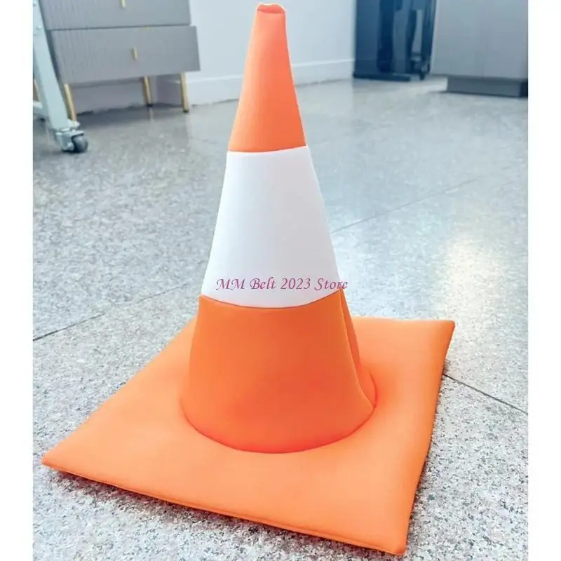 성인 어린이 축제 모자 모자 49me 트래픽 콘 모자 모자 모자 파티 헤드 기어 휴가 사진 소품 콘 캡 스테이지 쇼 의상 액세서리