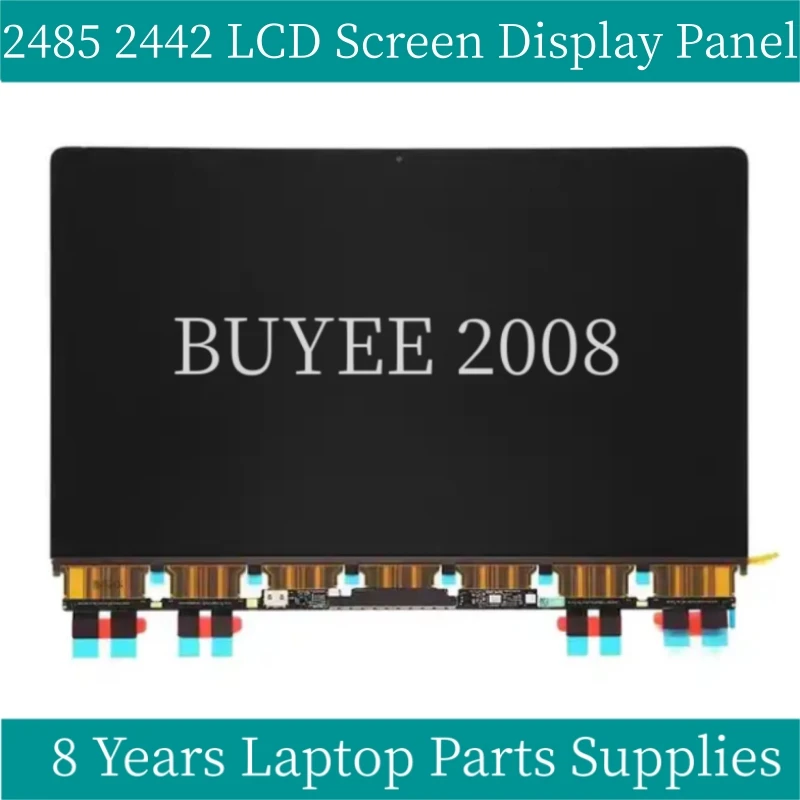 

Original NEW A2442 A2485 LCD Screen Panel Display For MacBook Pro 14.2'' 16.2” EMC 3650 LCD Panel Glass