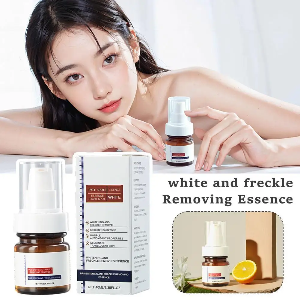 40ML Vitamin C Serum Hyaluronic Acid For Face Collagen Glowing Serum Fade Whitening Moisturizing Facial Skin Care