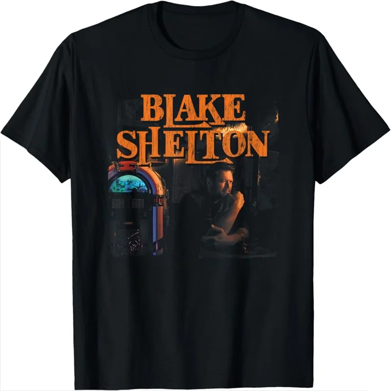 Blake Shelton Merch T-shirt Men Short Sleeve Tee Unisex Tops Clothes Causal Female Y2K Tops