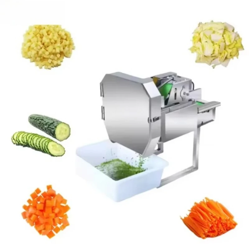 Professional grade electric vegetable slicer automatic cucumber carrot green onion slicer