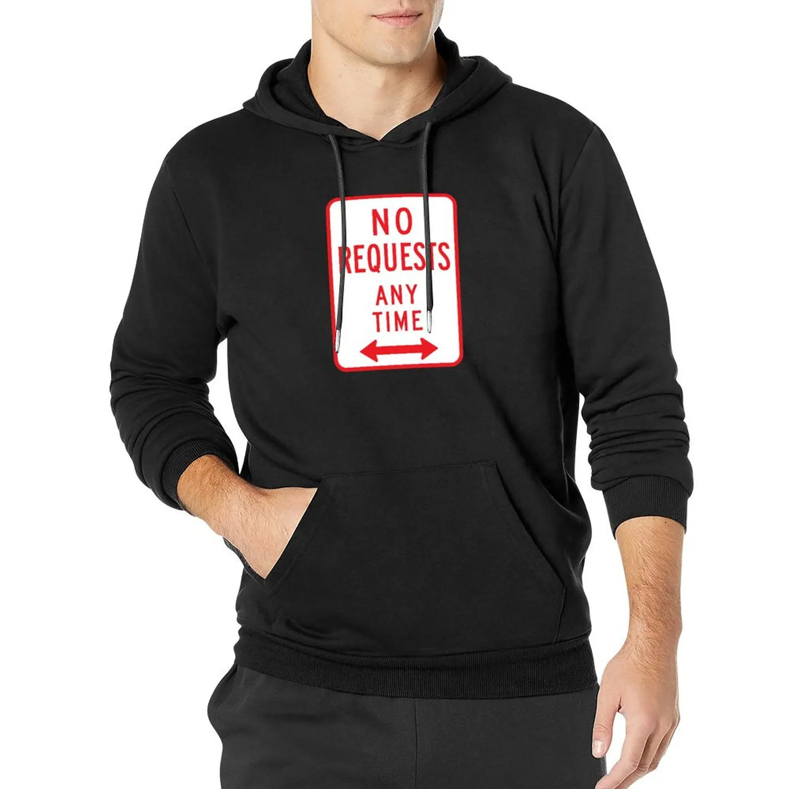 No Requests Any Time Pullover Hoodie korean style clothes hoodie streetwear