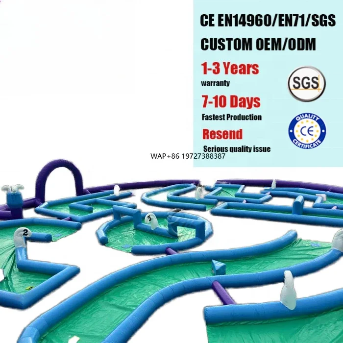 Inflatable 9 Hole Mini Golf Challenge Inflatable Golf Course
