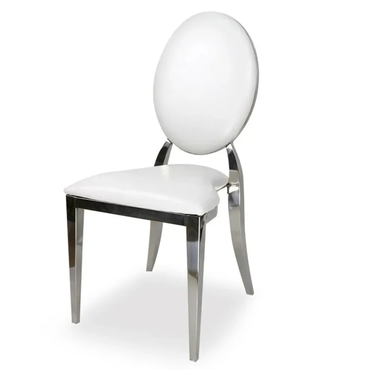 

Stainless Steel Wedding Party Dining Chair Gold and Silver Wedding Restaurant Chair