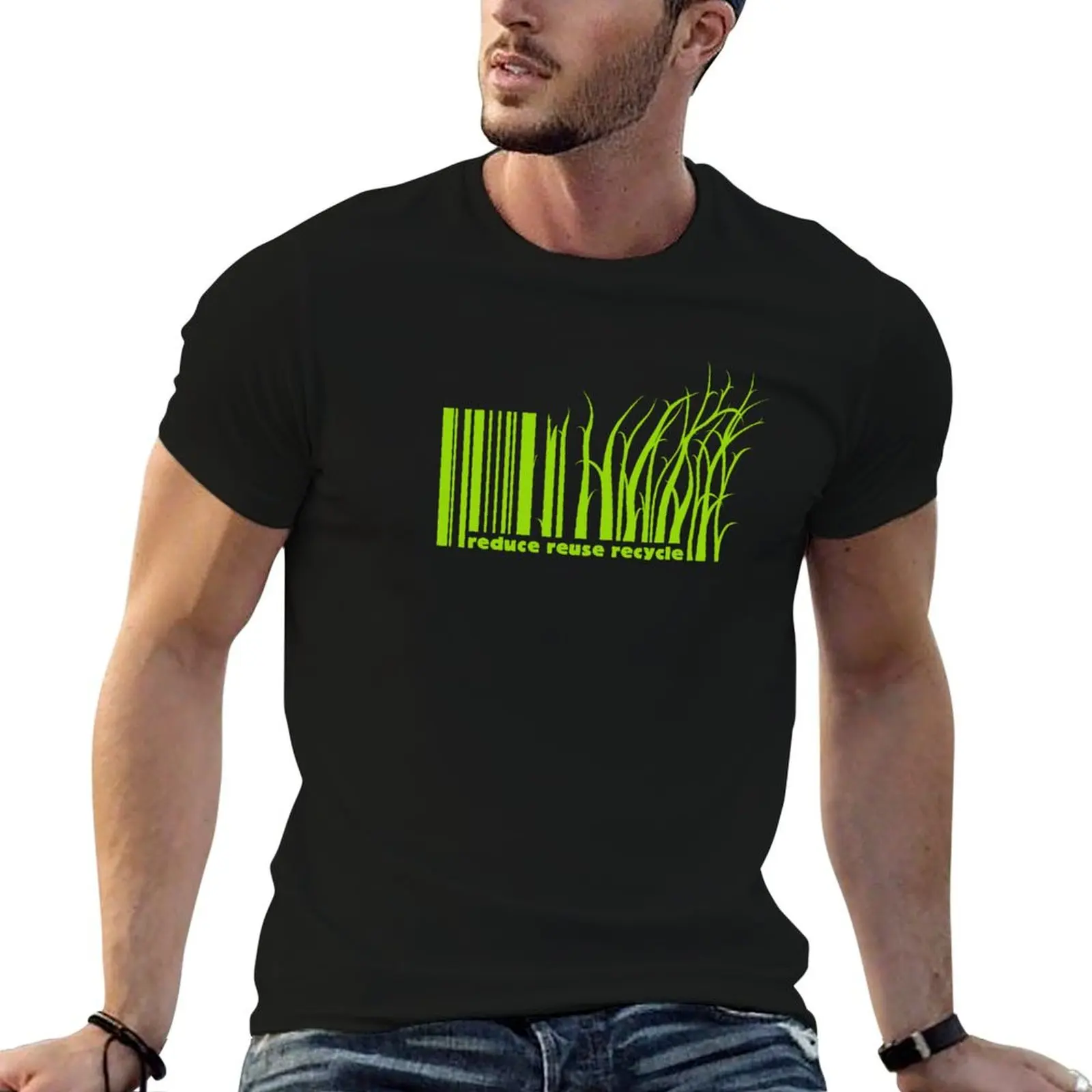 Reduce reuse recycle T-Shirt Big and Tall Basic Tee Shirt