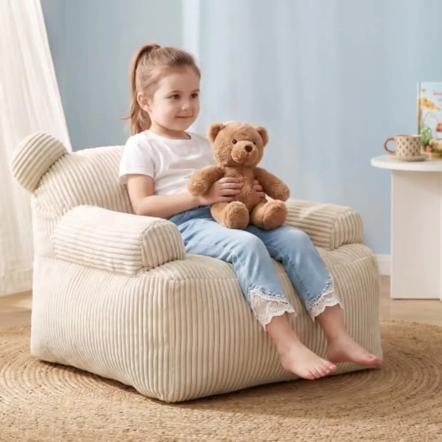 Premium Luxury Spacious Stable Bean Bag Sofas Padded Classic Upholstered Ergonomic Bean Bag Sofas Divano Sacco Home Furniture