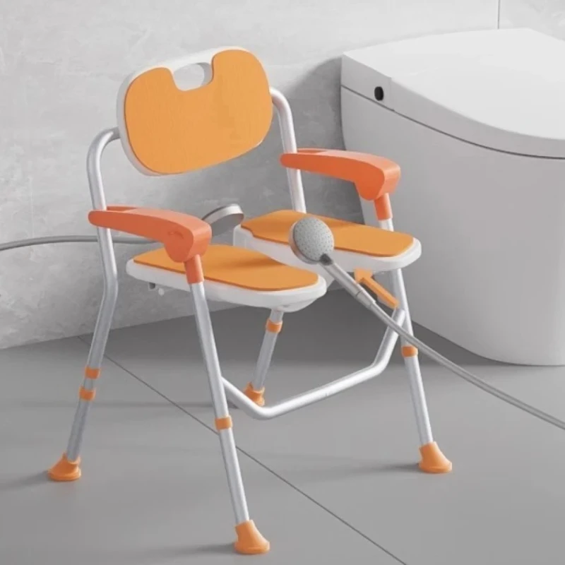 

‌Foldable Anti-Slip Shower Chair for Elderly & Moms | Bath Safety Stool, Portable Bathtub Bench with Safe Bathing Seat‌