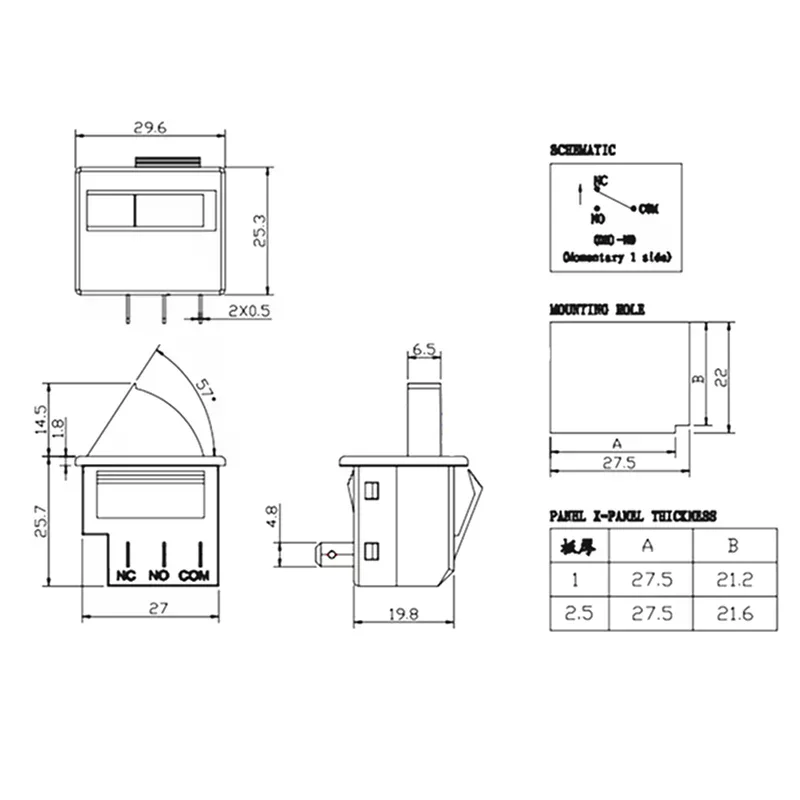 2-pin/3-pin plug Refrigerator Door Light Switch Parts Control Lighting Compatible With Rongsheng Hisense Haier Refrigerator