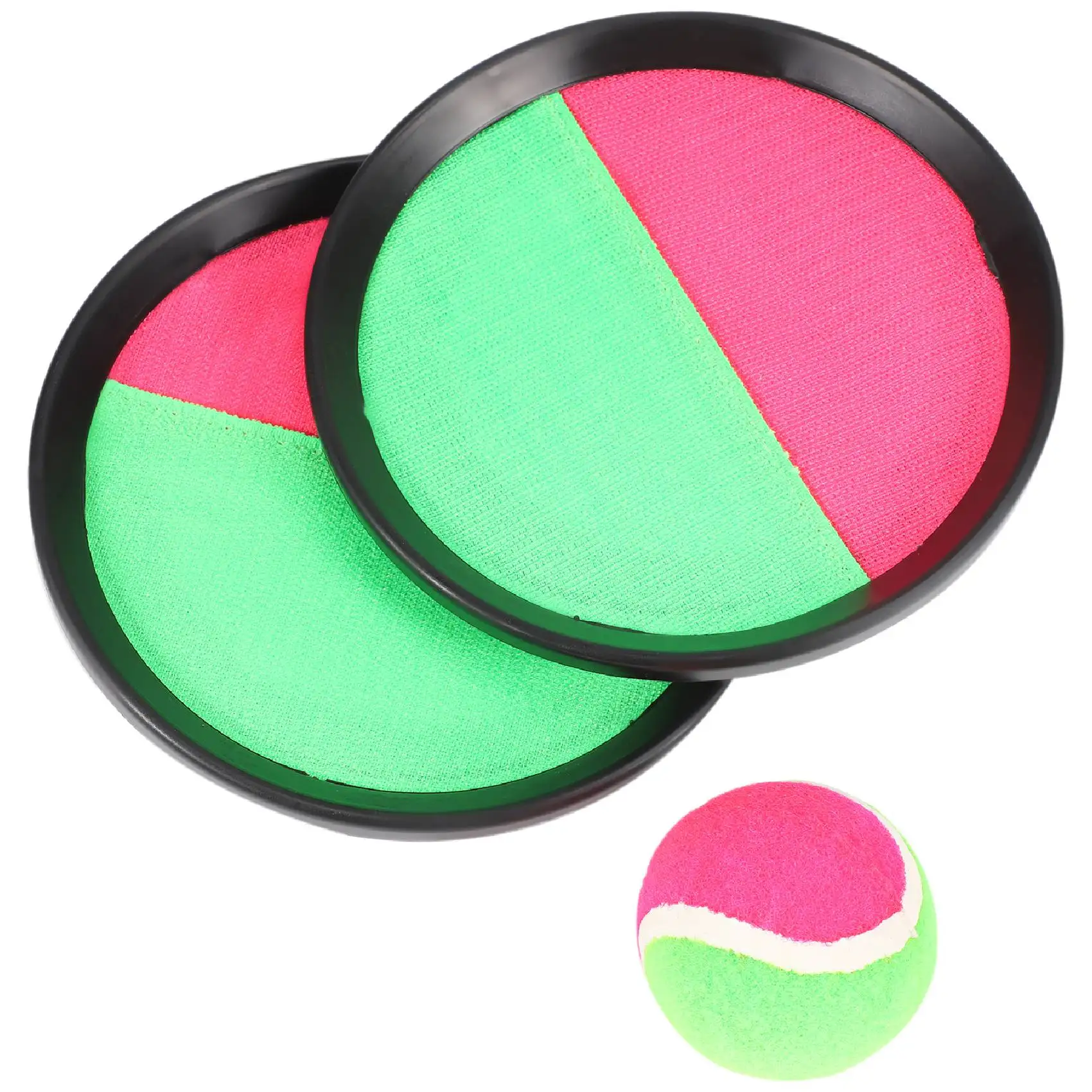 YSUN-Toss And Catch Game Set Paddle Catch Ball Game Outdoor Sports Catch Ball Game Set For Kids Playing
