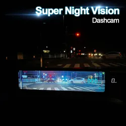 AKEEO AKY-NV-X Super Night Vision Dash Camera F1.0 Aperture SONY STARVIS Sensor Car Recorder Dual Lens 11inch Touch Screen