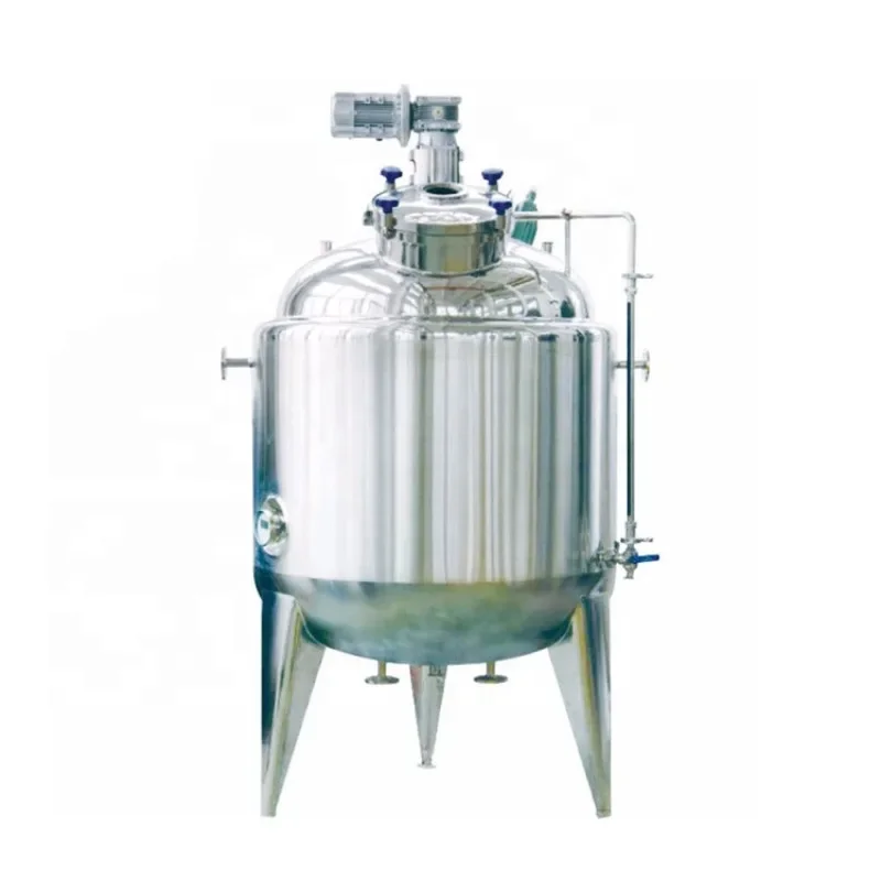 electric heating fertilizer stainless steel chemical tanks propeller   mixing  with agitator