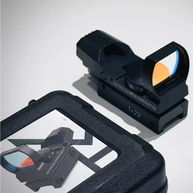 Optical Red Dot HD101 Holographic Cross Telescope Model Scope Scope Sight Four Changes Toy Slingshot Spare Parts