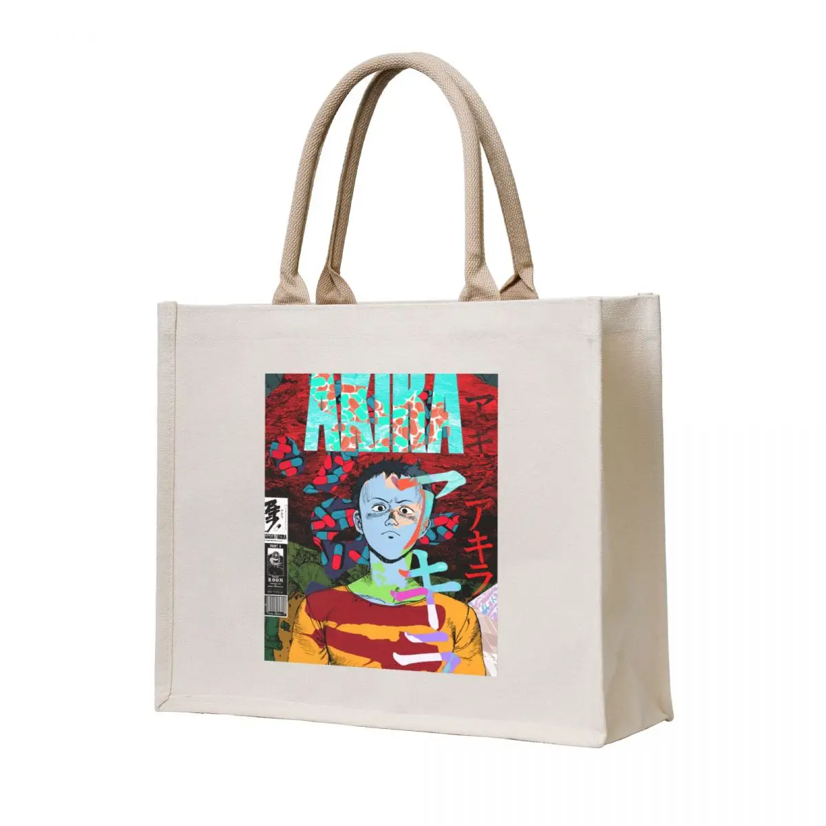 

Akira Manga - AWAKEN TETSUO - Japanese Psychedelic Tote Bag custom tote bag shopping trolley bag Women's shopping Shopper