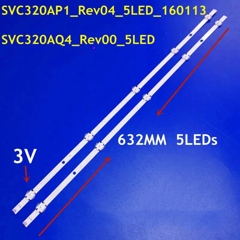 

LED Backlight Strip SVC320AQ4_Rev_5LED SVC320AP1_Rev04_5LED_160113 For 32LH510 32LH560 32LH570 32LH515B 32LH570B 32LX300C